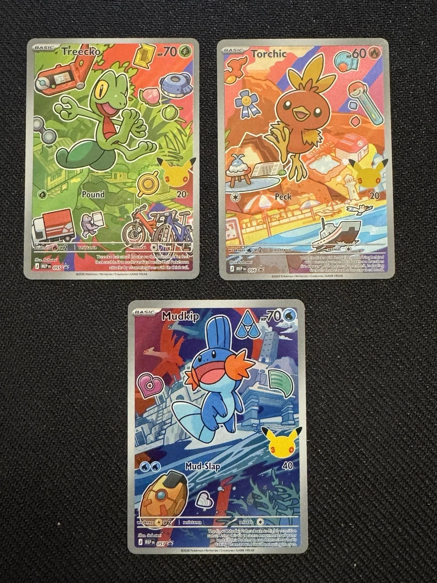 Torchic/Treecko/Mudkip - MEP055/056/057 - Black Star Promo - Pokemon TCG