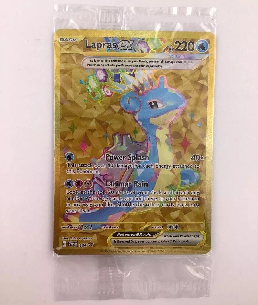 Lapras EX 164 Black Star Promo SEALED - Scarlet & Violet - Pokemon TCG