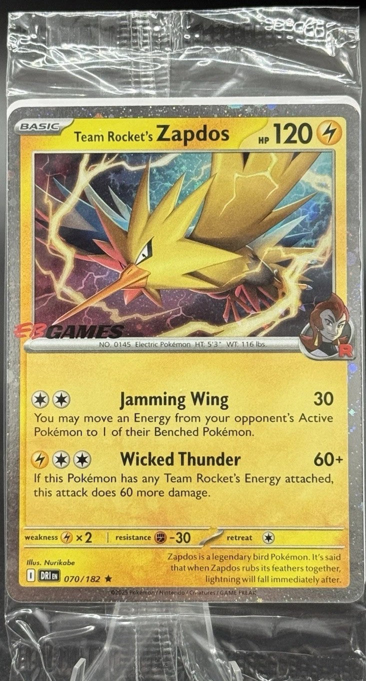 070/182 - Zapdos Eb Games Sealed Promo