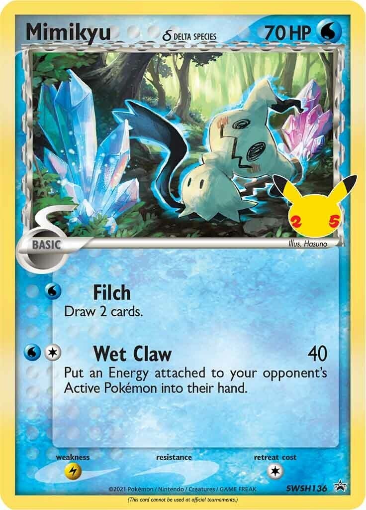 SWSH136 - Mimikyu - Pokemon TCG Black Star Promo