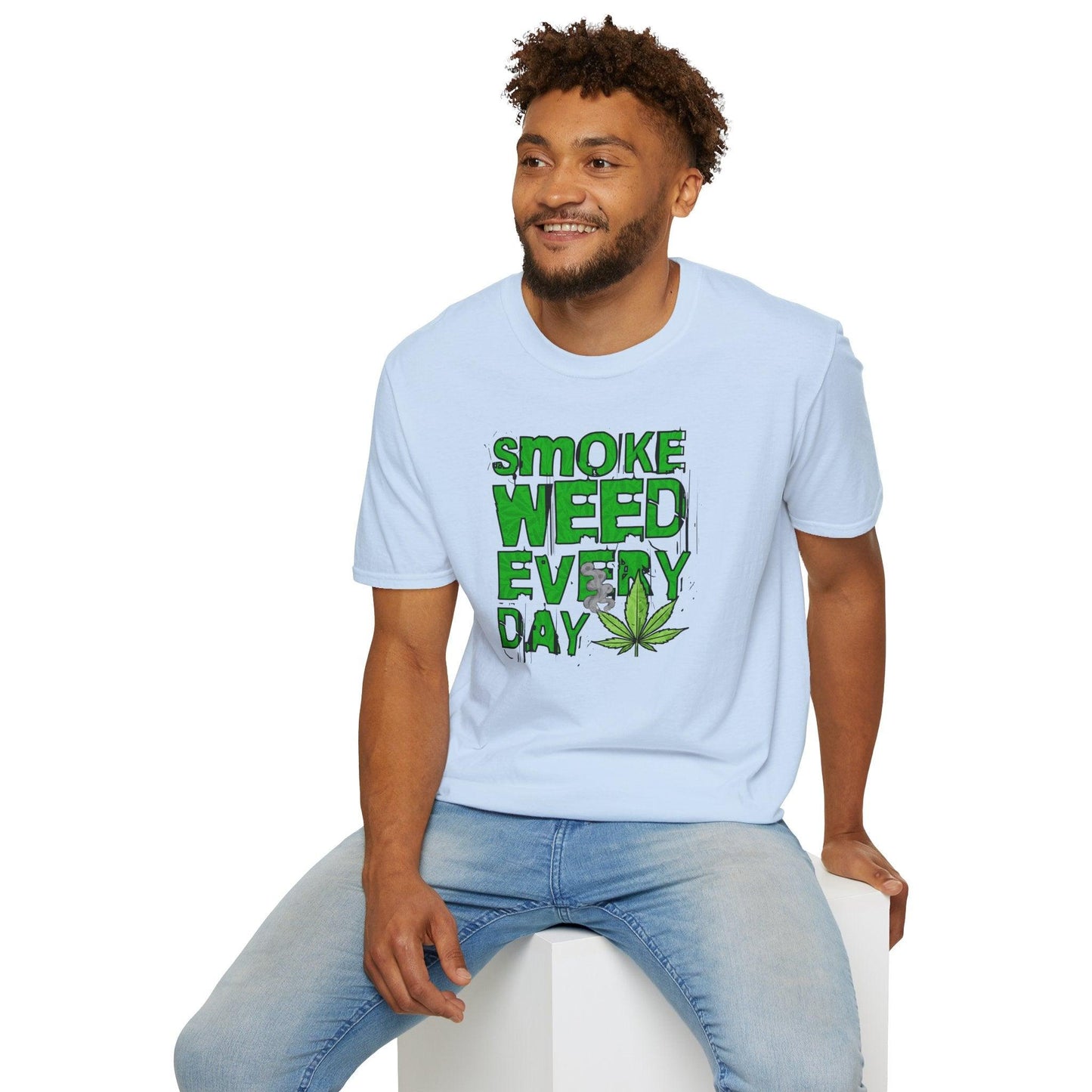Smoke Weed Everyday Adults Unisex Tee - Jamie's Trading Cards - JamiesTradingCards