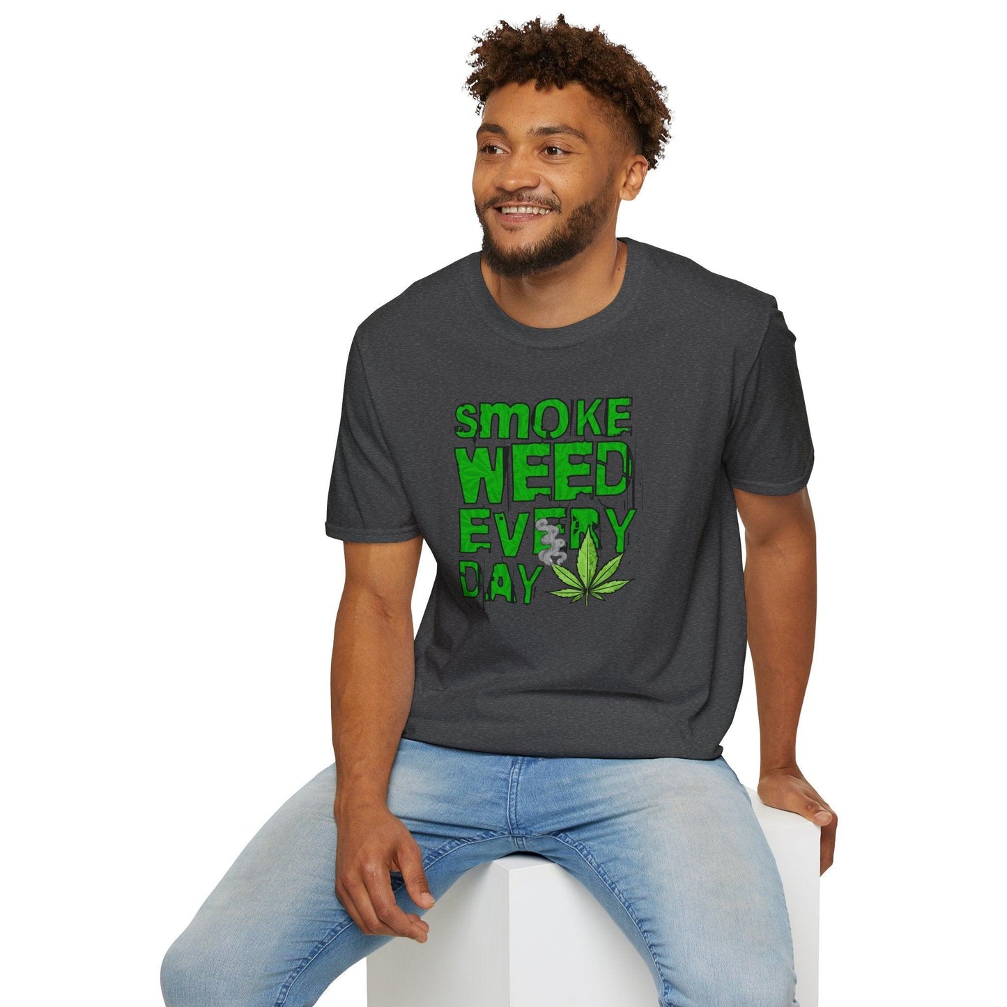 Smoke Weed Everyday Adults Unisex Tee - Jamie's Trading Cards - JamiesTradingCards