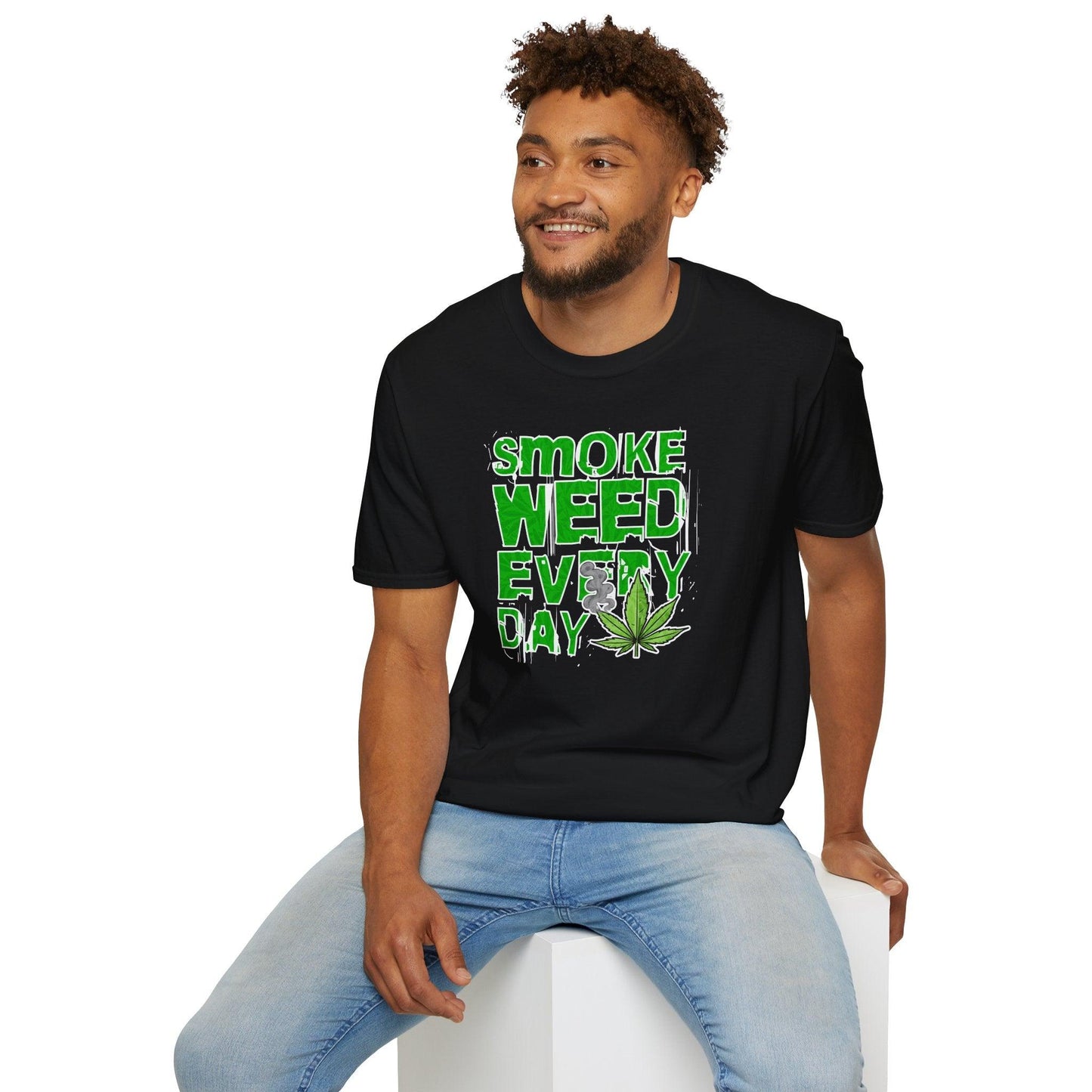 Smoke Weed Everyday Adults Unisex Tee - Jamie's Trading Cards - JamiesTradingCards