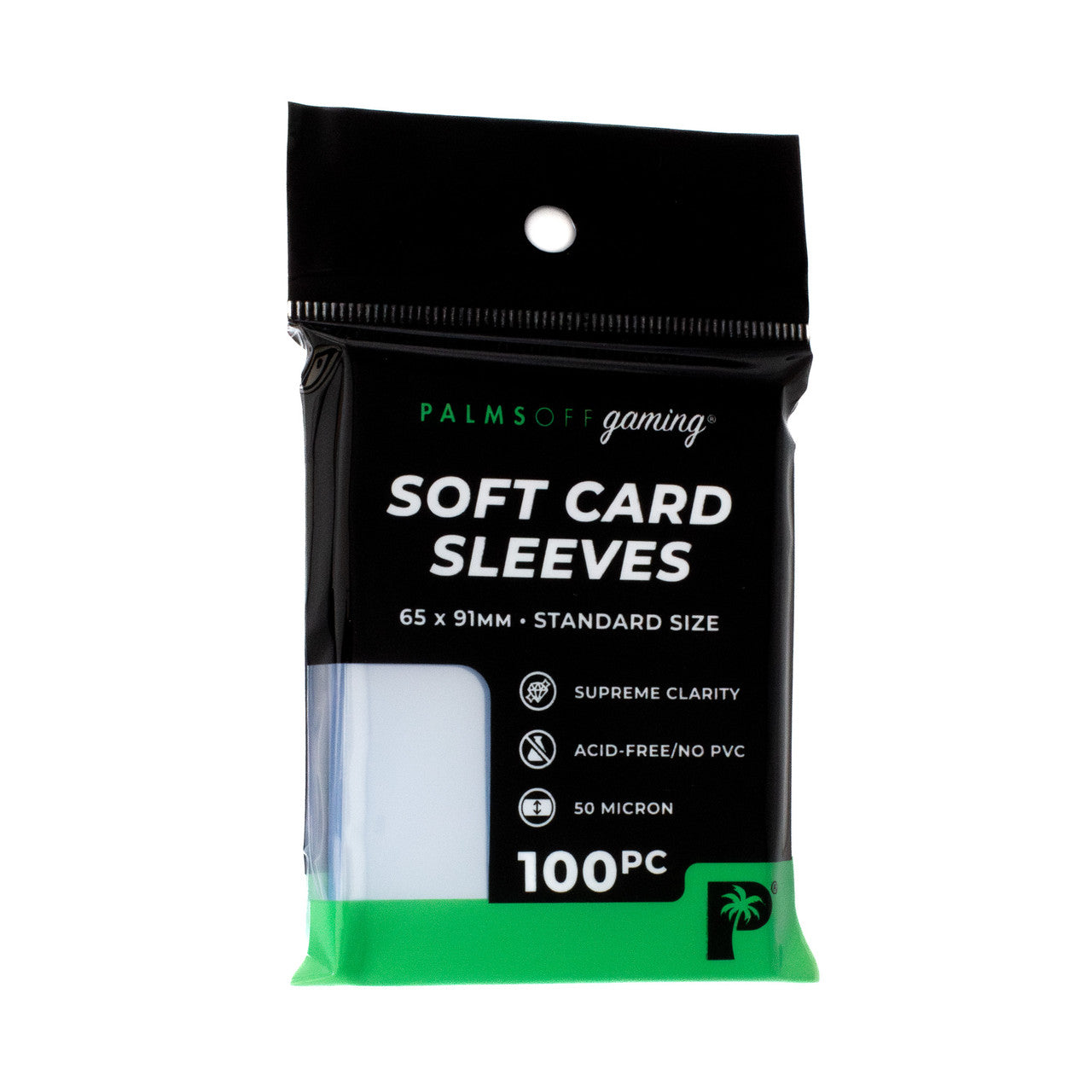 Palms Off Gaming Soft Card Sleeves - 100 Pack