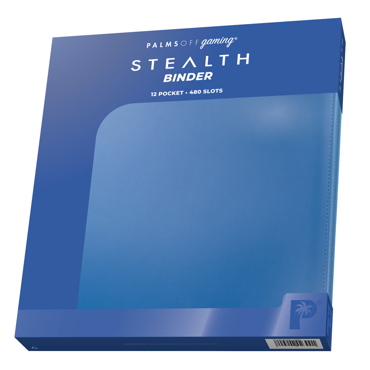 Palms Off Gaming Blue Stealth 12 Pocket 480 Slot Zip Binder