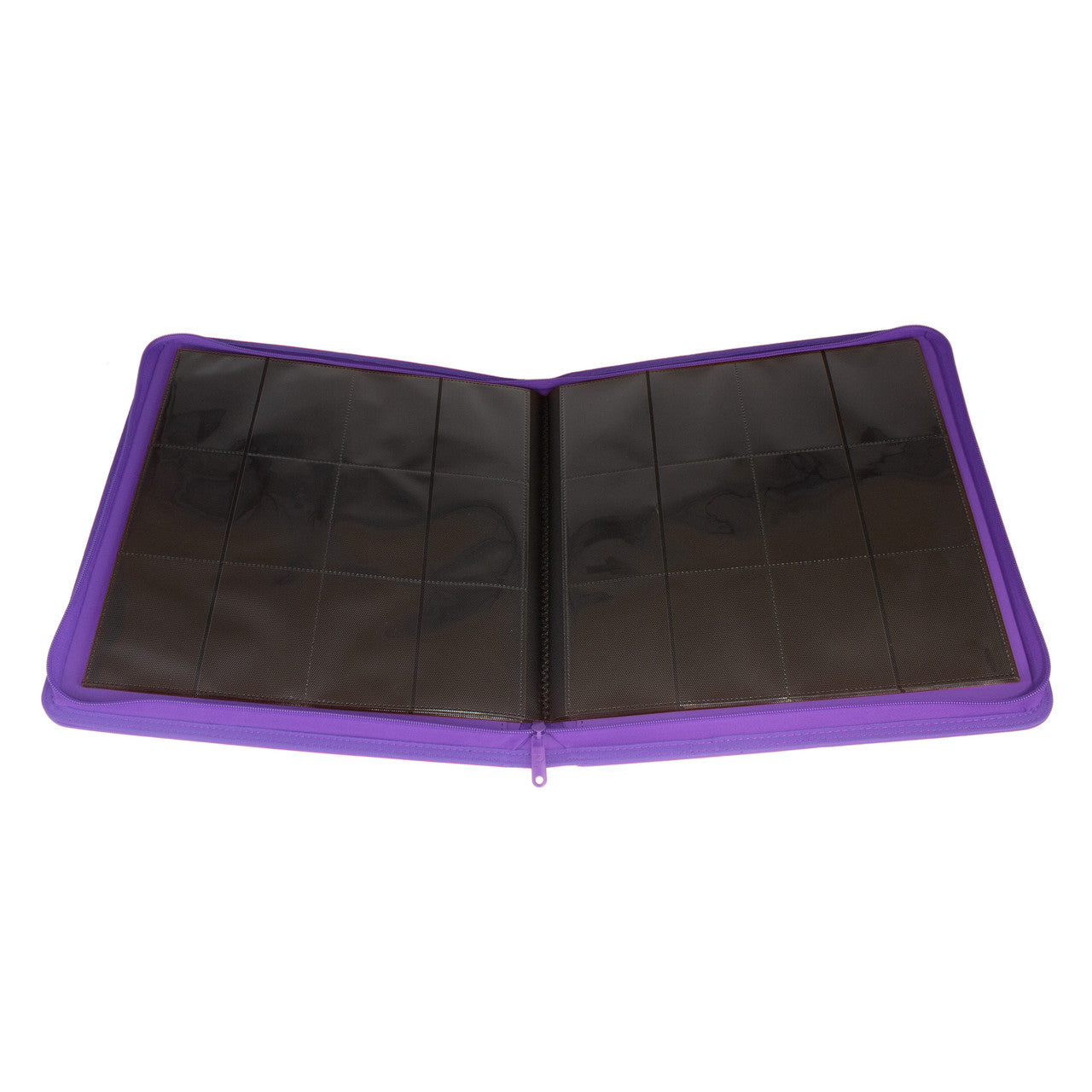 Palms Off Gaming Purple Stealth 12 Pocket 480 Slot Zip Binder