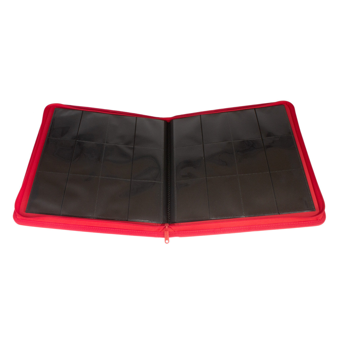 Palms Off Gaming Red Stealth 12 Pocket 480 Slot Zip Binder