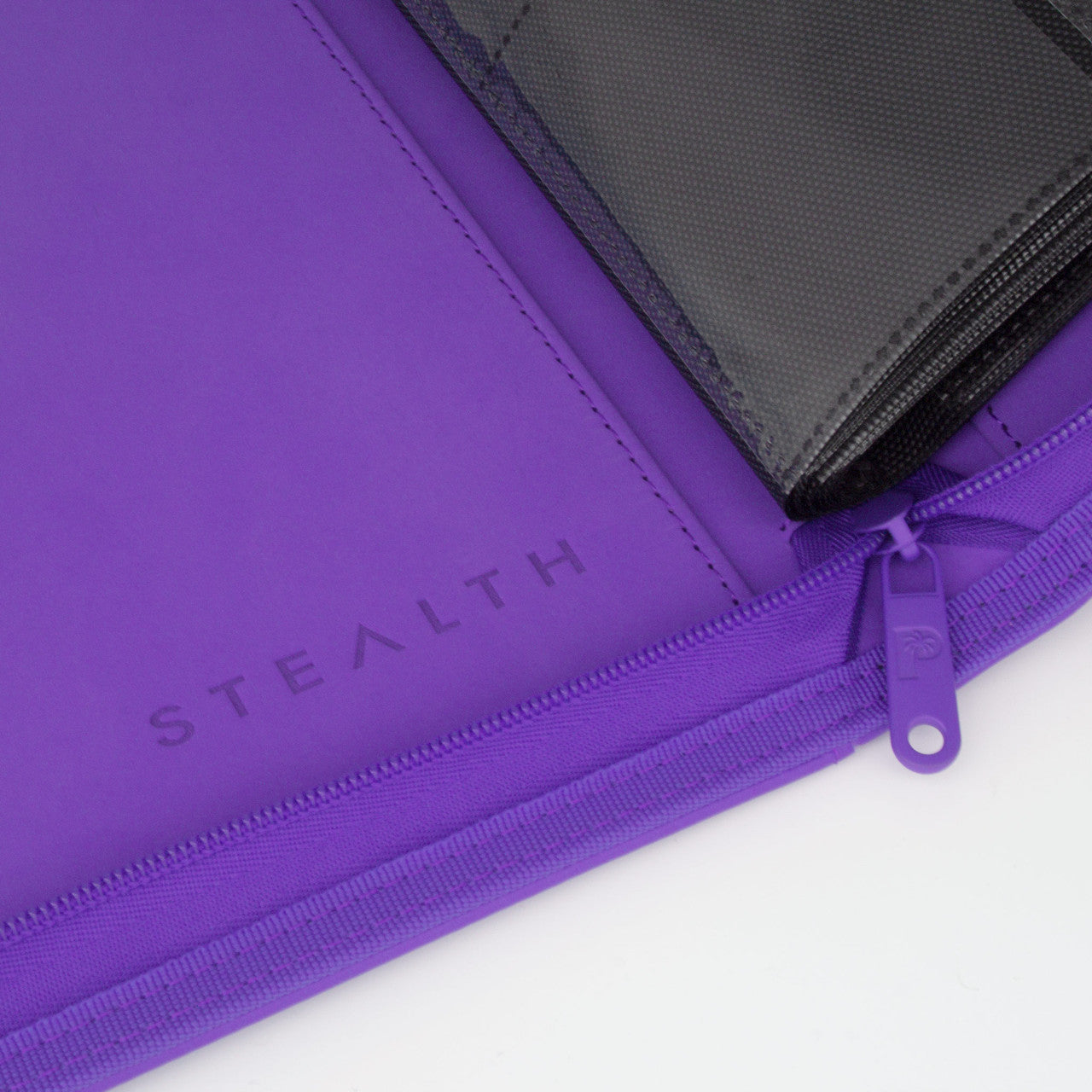 Palms Off Gaming Purple Stealth 12 Pocket 480 Slot Zip Binder