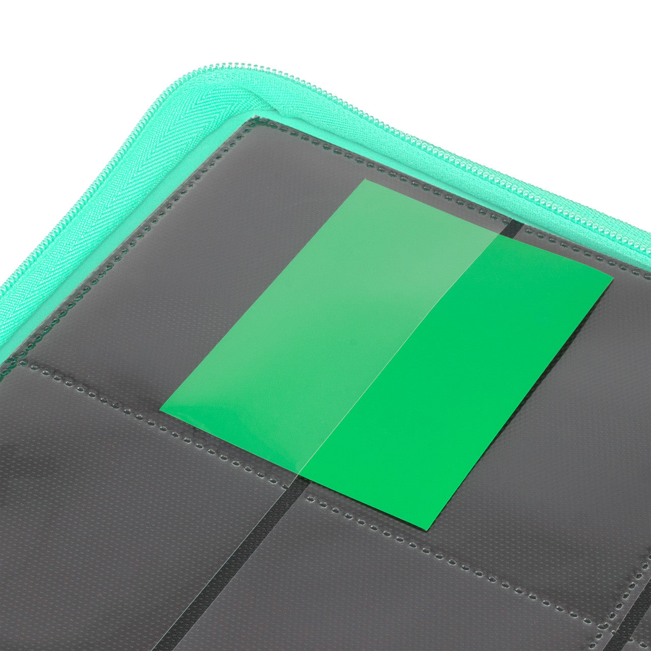Palms Off Gaming Turquoise Stealth 12 Pocket 480 Slot Zip Binder