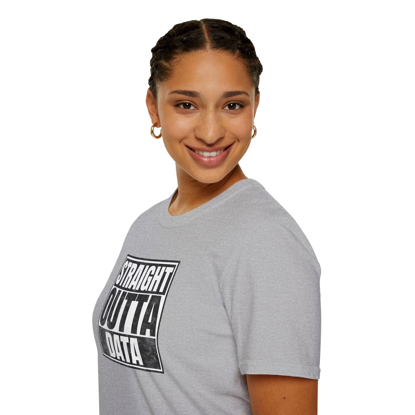 Straight Outta Data Adults Unisex Tee - Jamie’s Trading Cards - JamiesTradingCards