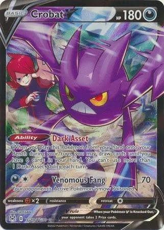 TG20/TG30 - Crobat V - Lost Origins Pokemon TCG Trainer Gallery - JamiesTradingCards