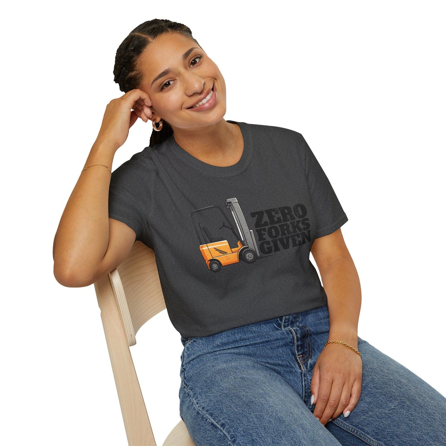 Zero Forks Given Adults Unisex Tee - Jamie’s Trading Cards - JamiesTradingCards