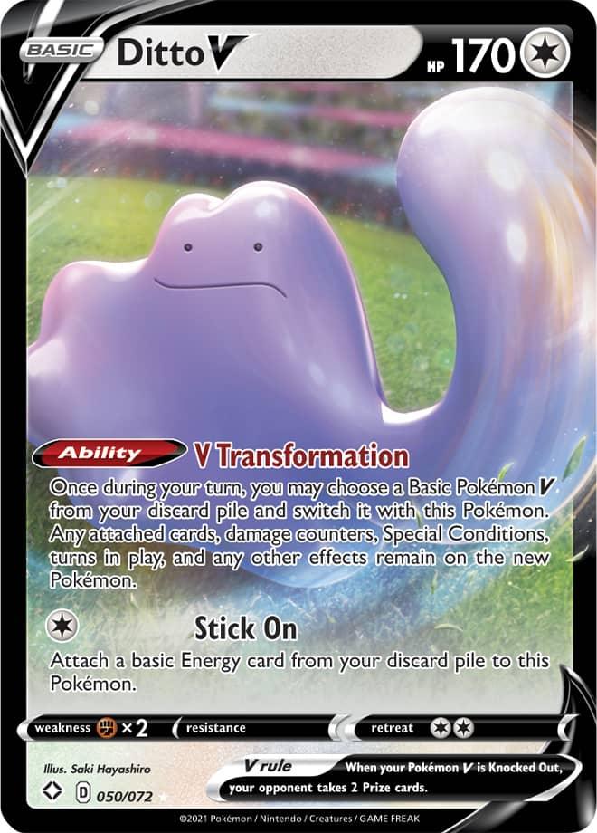 050/072 - Ditto V - Shining Fates - Pokemon TCG - JamiesTradingCards