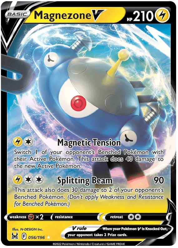 056/196 - Magnezone V - Lost Origins Pokemon TCG - JamiesTradingCards