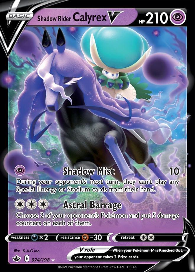 074/198 - Shadow Rider Calyrex V - Chilling Reign - Pokemon TCG - JamiesTradingCards