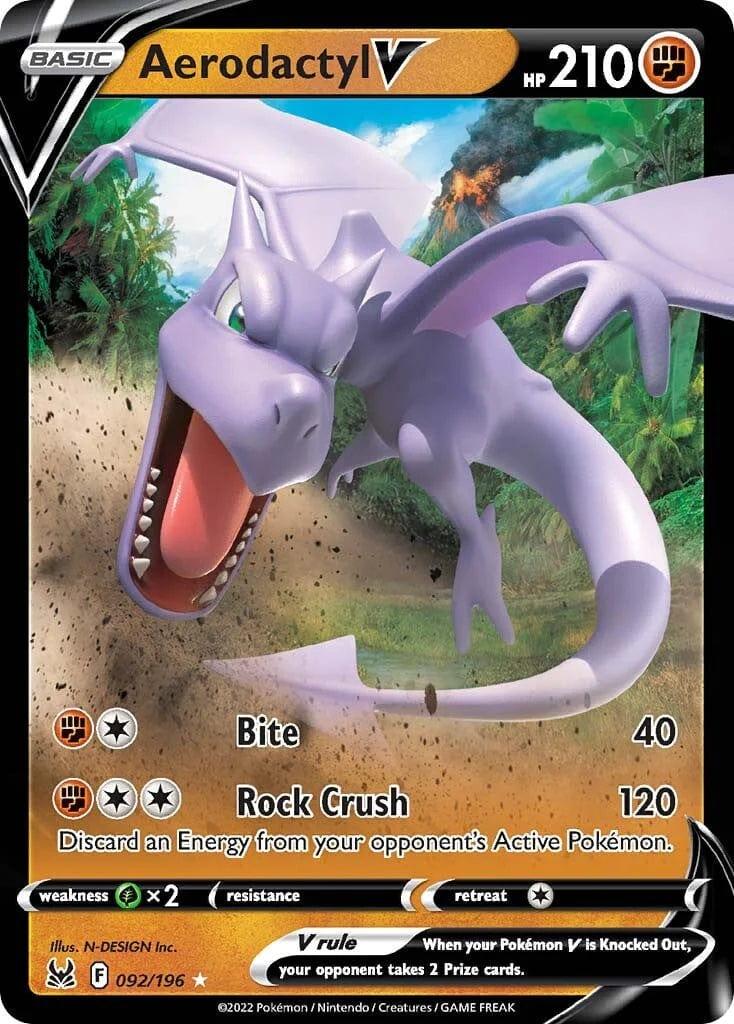 092/196 - Aerodactyl V - Lost Origins Pokemon TCG - JamiesTradingCards