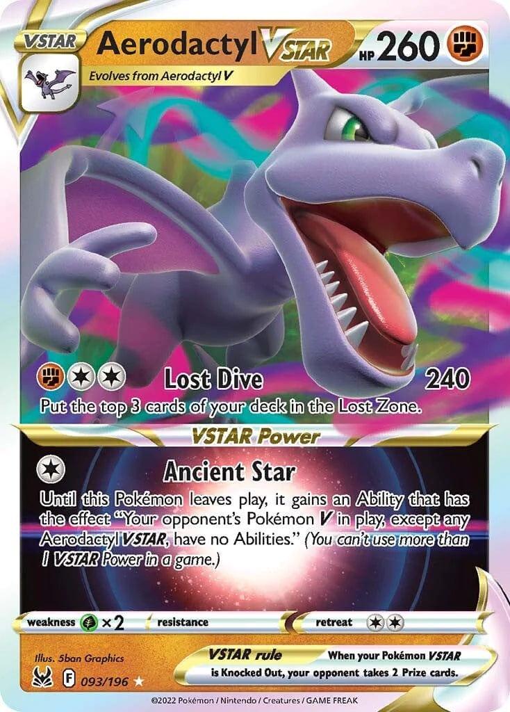 093/196 - Aerodactyl VSTAR - Lost Origins Pokemon TCG - JamiesTradingCards