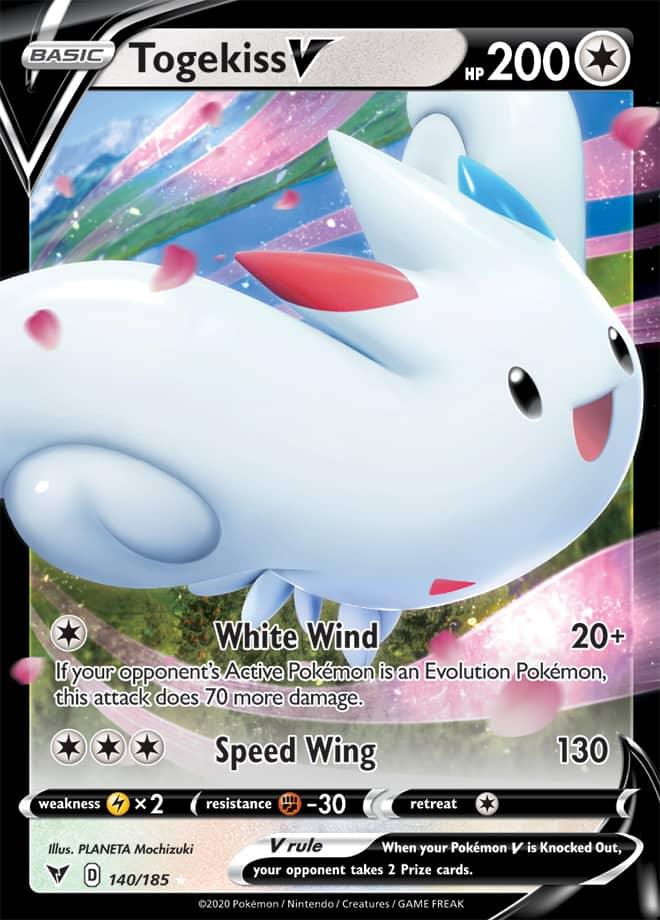 140/185 - Togekiss V - Vivid Voltage - Pokemon TCG - JamiesTradingCards