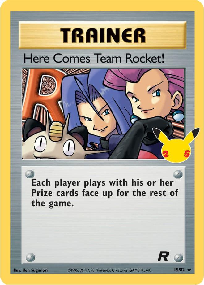 15/82 - Here Comes Team Rocket - Celebrations Pokemon TCG 25th Anniversary - JamiesTradingCards