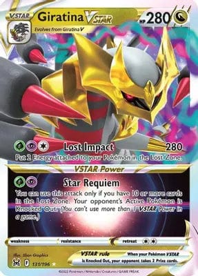 JamiesTradingCards 131/196 - Giratina VSTAR - Lost Origins Pokemon TCG