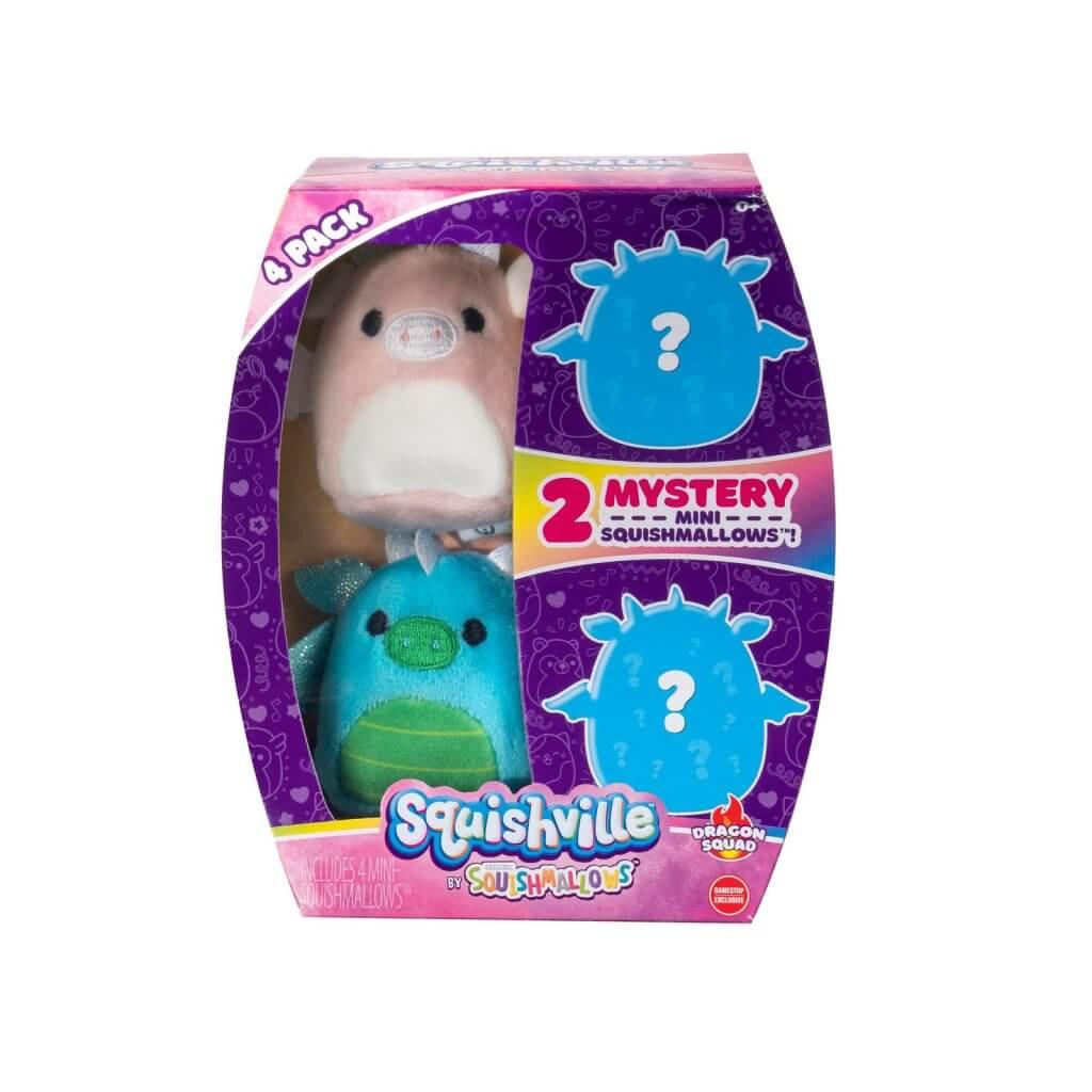 Squishmallows Squishville - Mini Plush Squishmallow (4 Pack) - JamiesTradingCards
