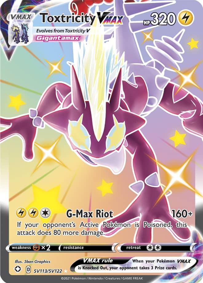 SV113/SV122 - Toxtricity Vmax - Shining Fates - Pokemon TCG - JamiesTradingCards