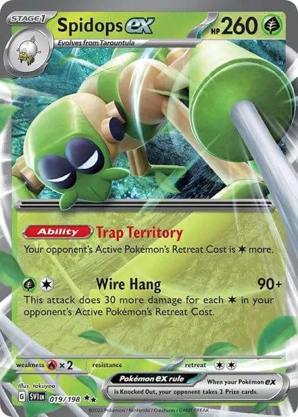 019/198 - Spidops Ex - Scarlet & Violet - Pokemon TCG - JamiesTradingCards
