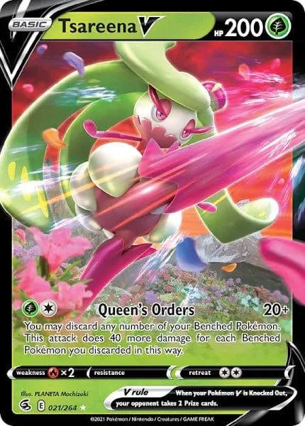 021/264 - Tsareena V - Fusion Strike - Pokemon TCG - JamiesTradingCards
