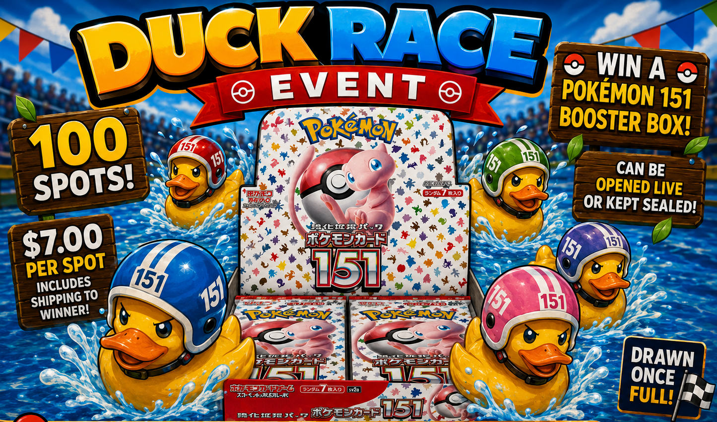 151 Japanese Booster Box Duck Race Event