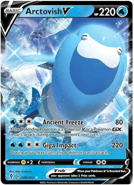 048/203 - Arctovish V - Evolving Skies - Pokemon TCG - JamiesTradingCards
