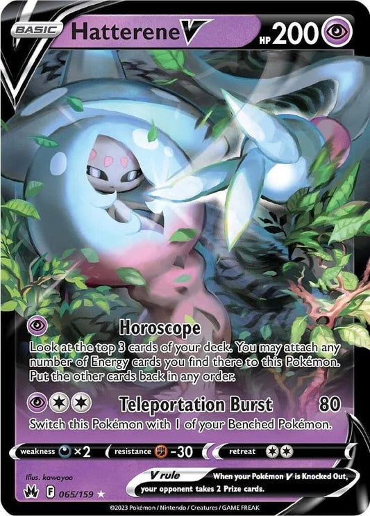 065/159 - Hatterene V - Crown Zenith - Pokemon TCG - JamiesTradingCards