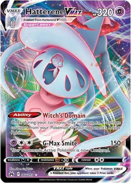 066/159 - Hatterene Vmax - Crown Zenith - Pokemon TCG - JamiesTradingCards
