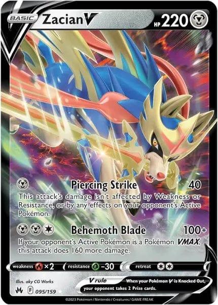 095/159 - Zacian V - Crown Zenith - Pokemon TCG - JamiesTradingCards