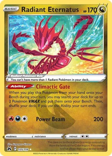 105/159 - Radiant Eternatus - Crown Zenith - Pokemon TCG - JamiesTradingCards