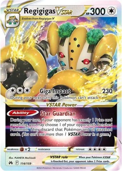 114/159 - Regigigas Vstar - Crown Zenith - Pokemon TCG - JamiesTradingCards
