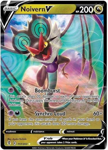 117/203 - Noivern V - Evolving Skies - Pokemon TCG - JamiesTradingCards