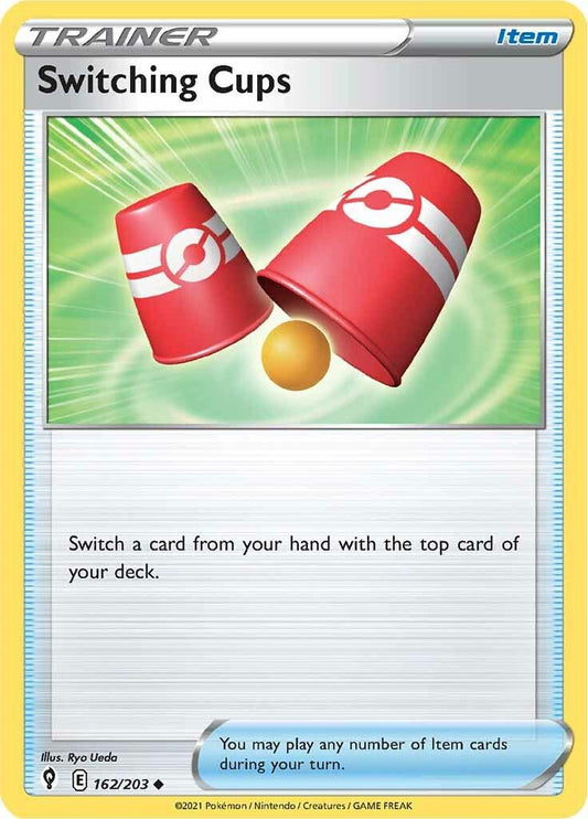 162/203 - Switching Cups Reverse Holo - Evolving Skies - Pokemon TCG