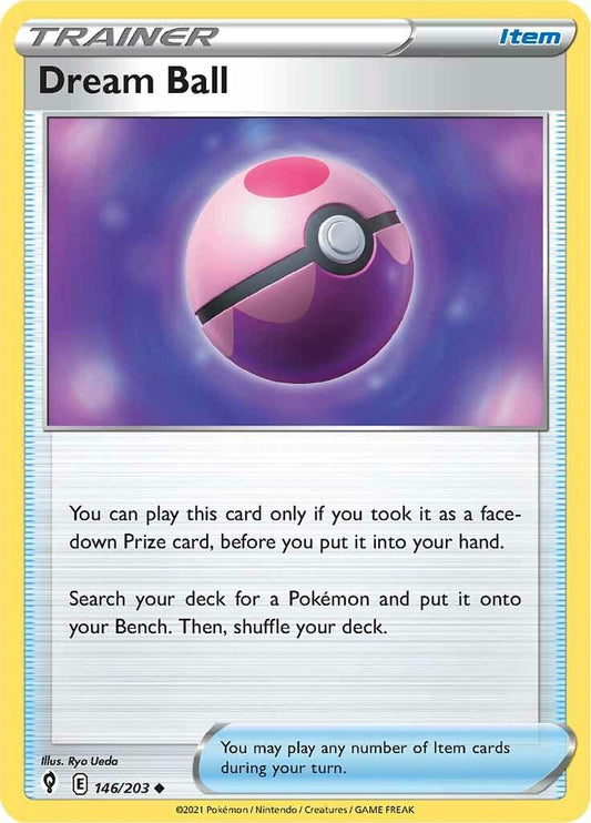 146/203 - Dream Ball Reverse Holo - Evolving Skies - Pokemon TCG