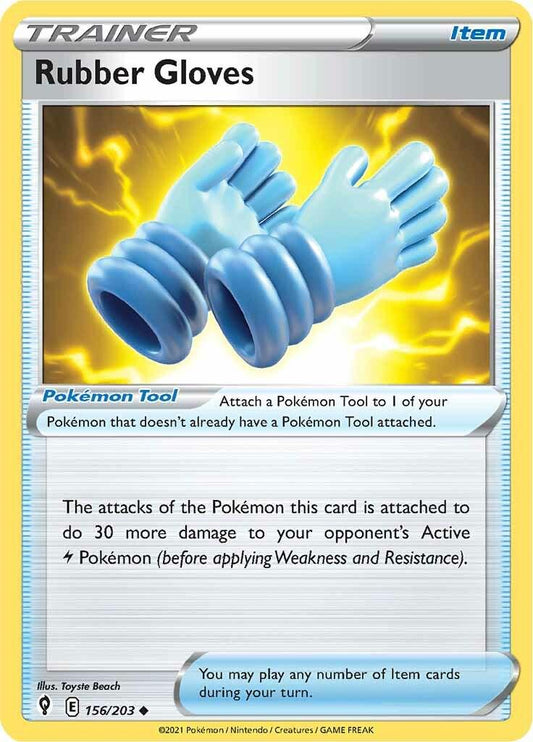 156/203 - Rubber Glove Reverse Holo - Evolving Skies - Pokemon TCG
