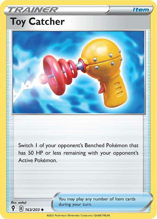 163/203 - Toy Catcher Reverse Holo - Evolving Skies - Pokemon TCG
