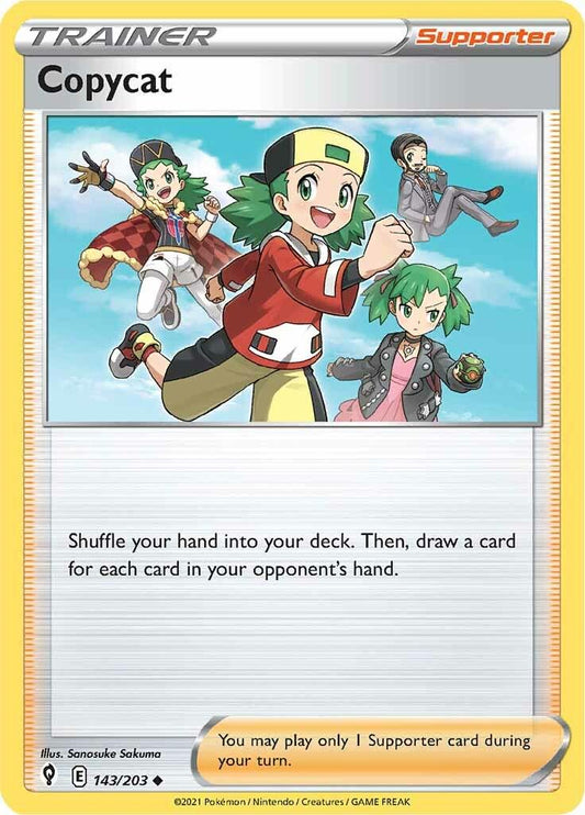 143/203 - Copycat Reverse Holo - Evolving Skies - Pokemon TCG