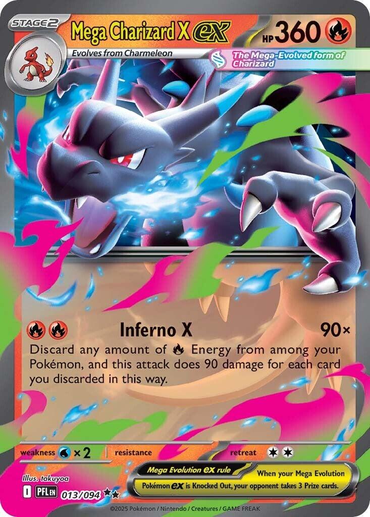 013/094 - Mega Charizard Ex - Phantasmal Flames - Pokemon TCG
