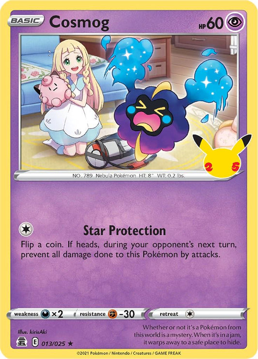 013/025 - Cosmog - Celebrations Pokemon TCG 25th Anniversary