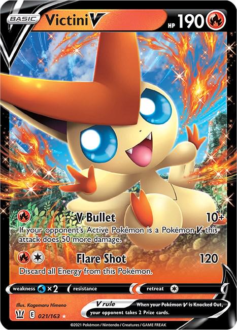 006/163 - Victini V - Battle Styles - Pokemon TCG