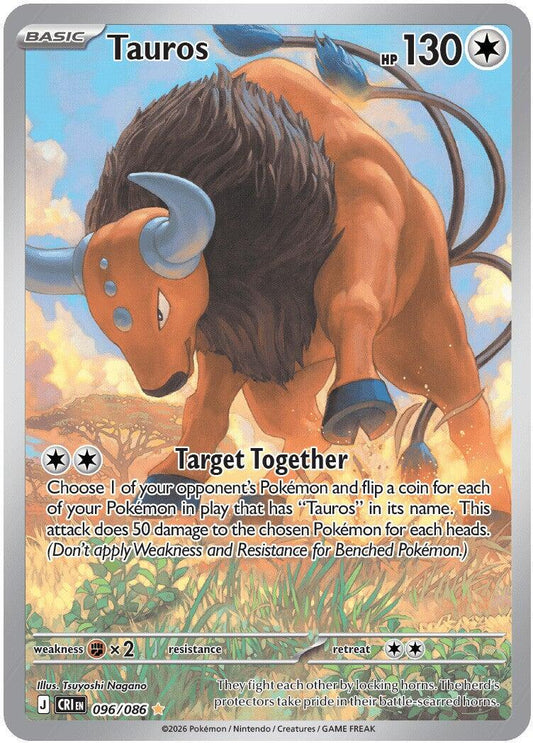 096/086 - Tauros - Chaos Rising - Pokemon TCG