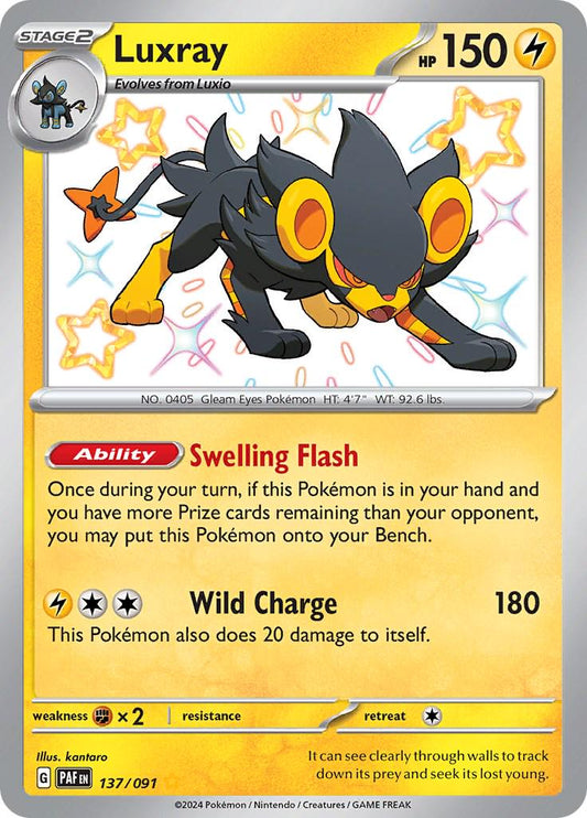137/091 - Luxray Baby Shiny - Paldean Fates - Pokemon TCG