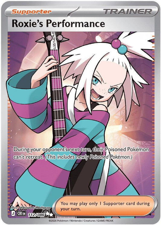 112/086 - Roxie's Performance - Chaos Rising - Pokemon TCG