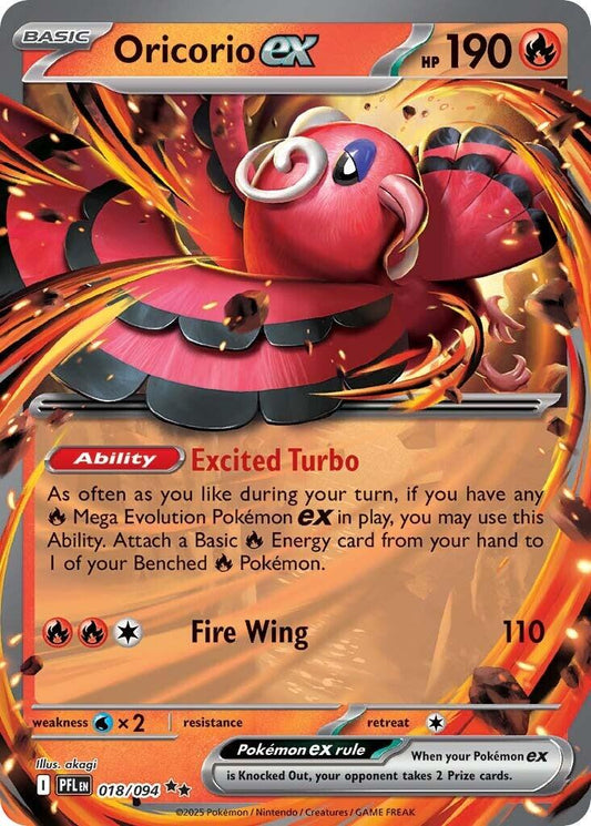018/094 - Oricorio Ex - Phantasmal Flames - Pokemon TCG