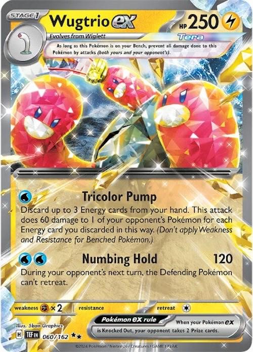 060/162 - Wugtrio EX - Temporal Forces - Pokemon TCG