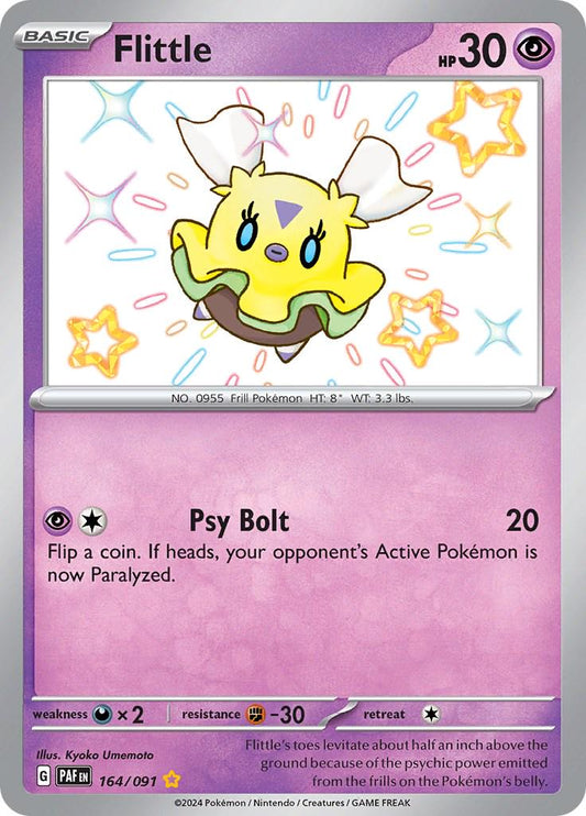 164/091 - Flittle Baby Shiny - Paldean Fates - Pokemon TCG